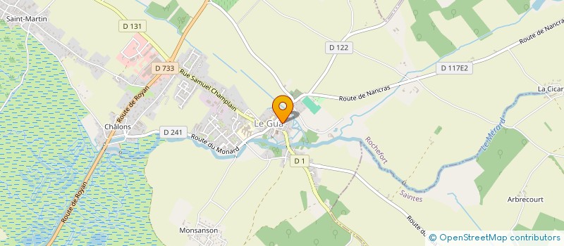 localisation de l'entreprise MADAME MICHALINA GAWLICZEK  NIEULLE-SUR-SEUDRE