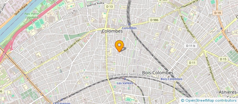 localisation de l'entreprise MADAME MICHE BUCHETON à COLOMBES