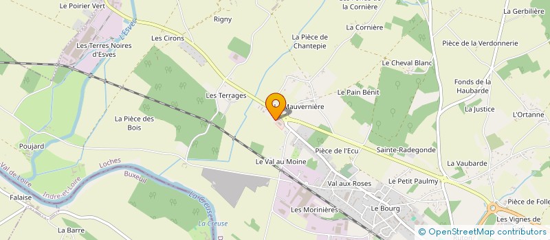 localisation de l'entreprise MADAME MICHEL CHAUVREAU  DESCARTES