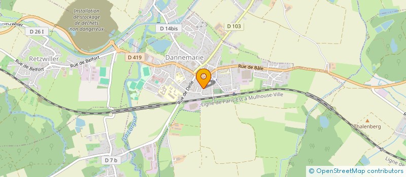 localisation de l'entreprise MADAME MICHEL COLLINO  DANNEMARIE