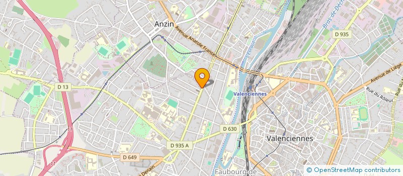 localisation de l'entreprise MADAME MICHEL LEFEVRE  VALENCIENNES