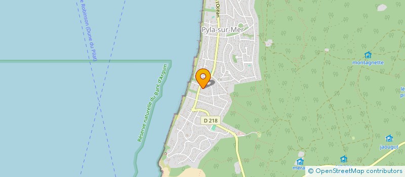 localisation de l'entreprise MADAME MICHEL LYONNET à LA TESTE-DE-BUCH