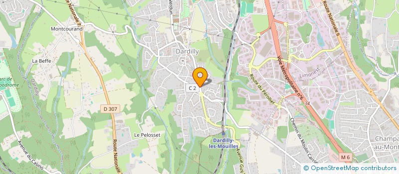 localisation de l'entreprise MADAME MICHELA BERTAGNOLLI  DARDILLY