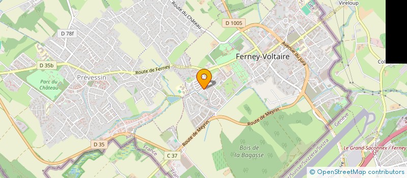 localisation de l'entreprise MADAME MICHELA BERTOLIN à FERNEY-VOLTAIRE