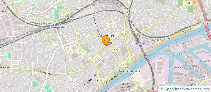 localisation de l'entreprise MADAME MICHELA PENATI  LA GARENNE-COLOMBES