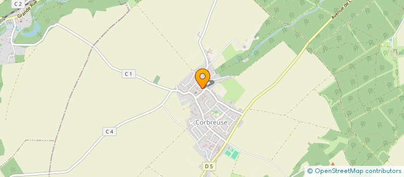 localisation de l'entreprise MADAME MICHELAINE MEDIUS  CORBREUSE