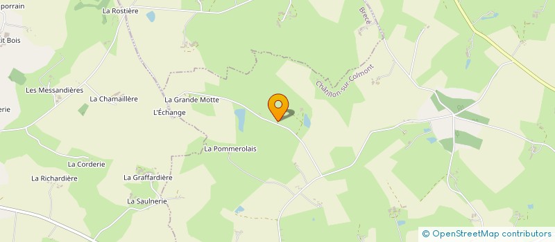 localisation de l'entreprise MADAME MICHELE ALAINMATE à CHATILLON-SUR-COLMONT