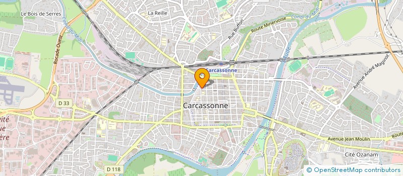 localisation de l'entreprise MADAME MICHELE ALARD  CARCASSONNE