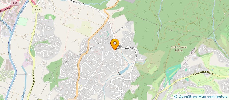 localisation de l'entreprise MADAME MICHELE ALVAREZ-JORDA à FREJUS