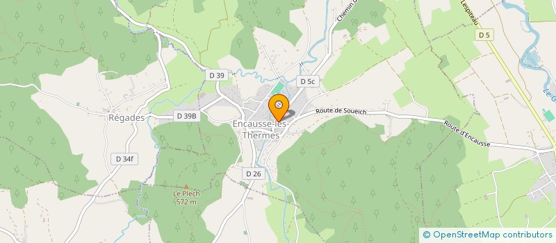 localisation de l'entreprise MADAME MICHELE AMARDEIL  ENCAUSSE-LES-THERMES