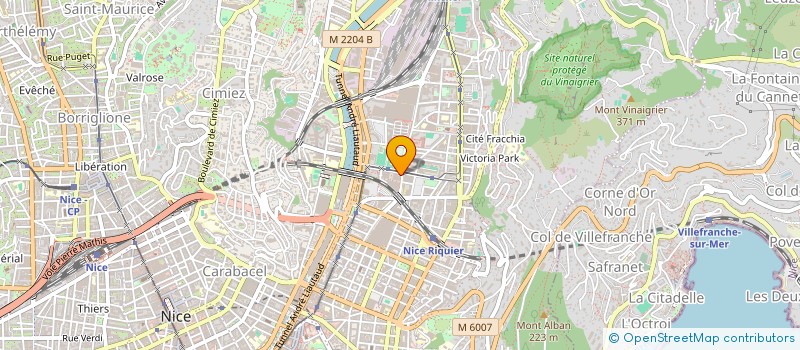 localisation de l'entreprise MADAME MICHELE ANDRE  NICE