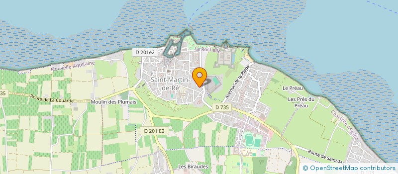 localisation de l'entreprise MADAME MICHELE ANGLADE  ST MARTIN DE RE