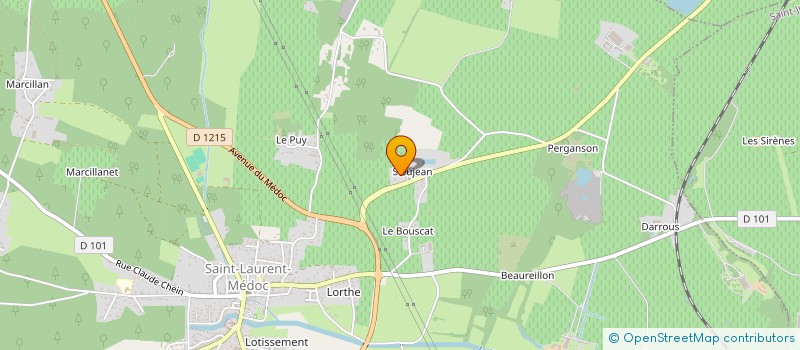 localisation de l'entreprise MADAME MICHELE ARNAUD  SAINT-LAURENT-MEDOC