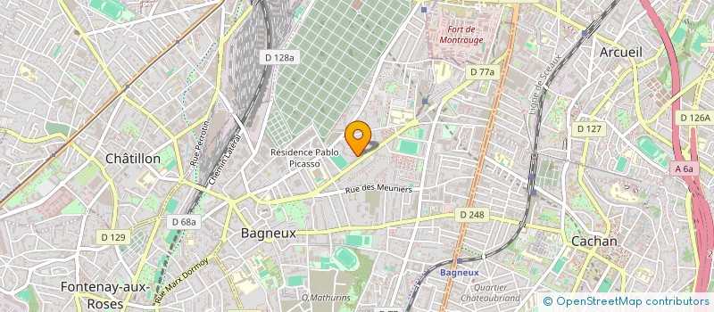 localisation de l'entreprise MADAME MICHELE ASSAL à BAGNEUX