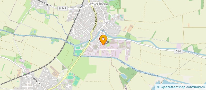 localisation de l'entreprise MADAME MICHELE AUBRY  WEYERSHEIM