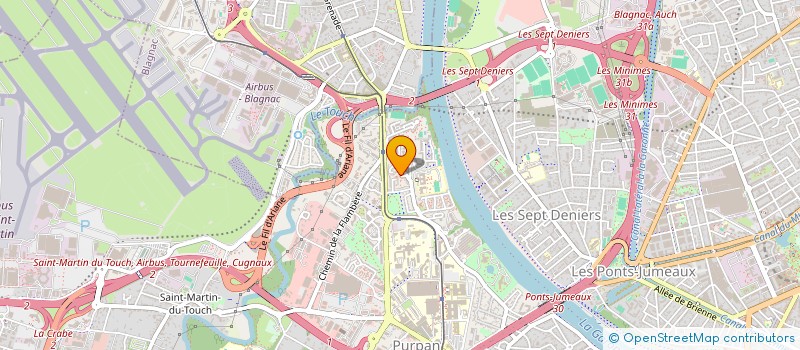 localisation de l'entreprise MADAME MICHELE AUDOUARD à TOULOUSE