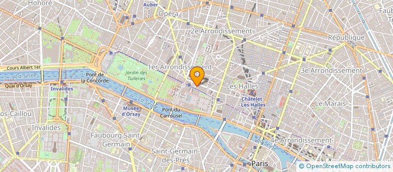 localisation de l'entreprise MADAME MICHELE AUGE à PARIS