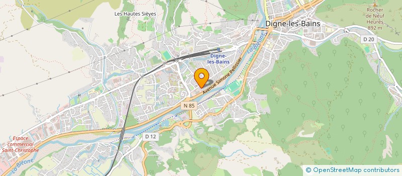 localisation de l'entreprise MADAME MICHELE BAGARRY à DIGNE-LES-BAINS