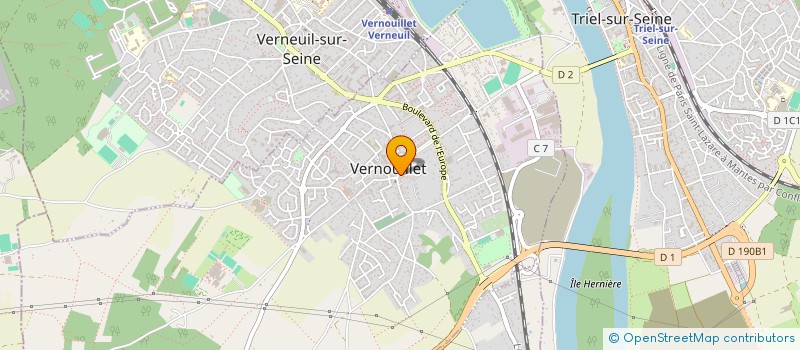 localisation de l'entreprise MADAME MICHELE BAILLEUL à VERNOUILLET
