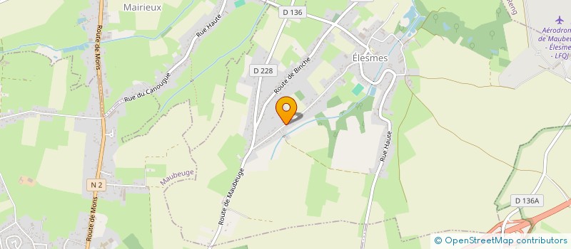 localisation de l'entreprise MADAME MICHELE BAILLEUX à ELESMES