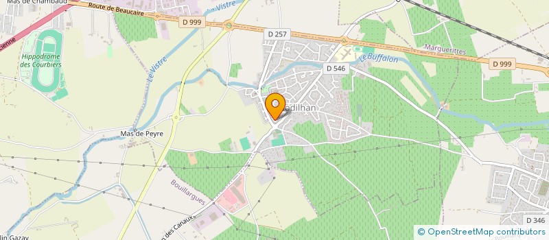 localisation de l'entreprise MADAME MICHELE BAILLY  RODILHAN