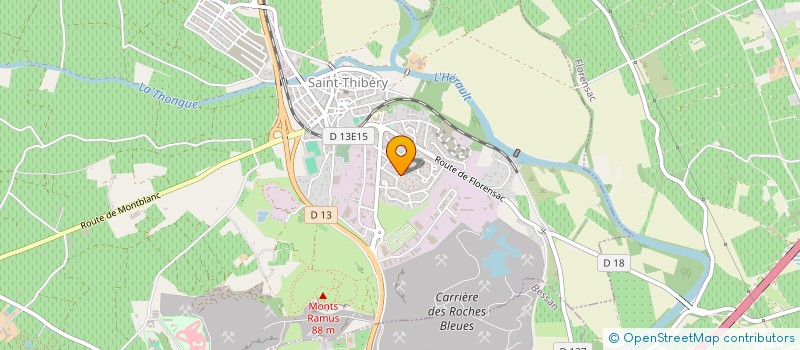 localisation de l'entreprise MADAME MICHELE BALDELLON à SAINT-THIBERY