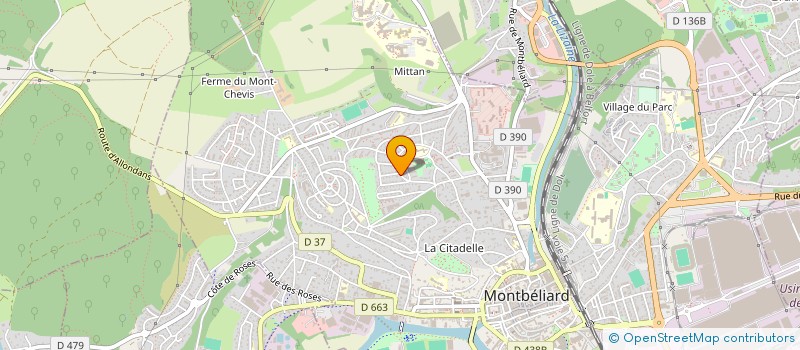localisation de l'entreprise MADAME MICHELE BANET à MONTBELIARD