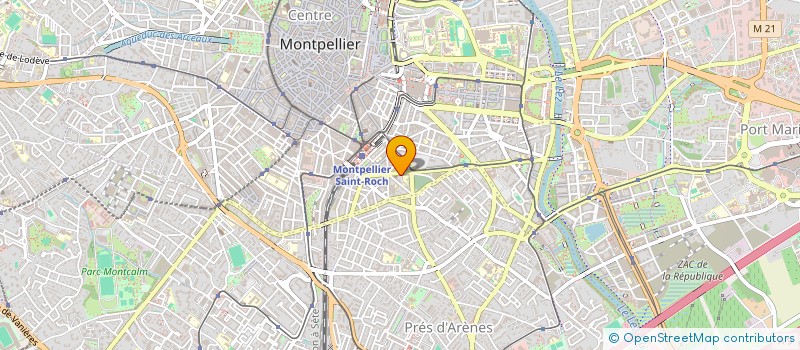 localisation de l'entreprise MADAME MICHELE BANQ à MONTPELLIER