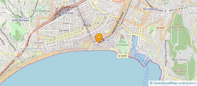 localisation de l'entreprise MADAME MICHELE BARALE  NICE