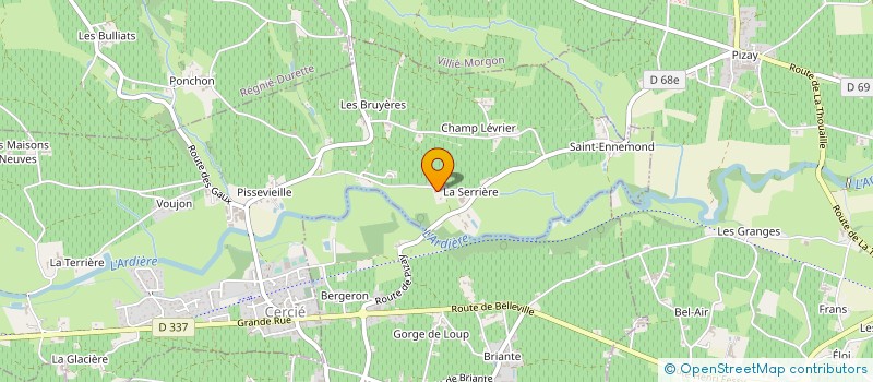 localisation de l'entreprise MADAME MICHELE BARRAUD à CERCIE