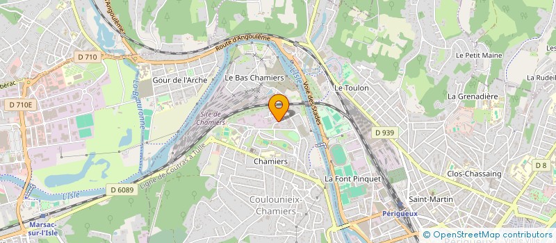 localisation de l'entreprise MADAME MICHELE BARRIERE  COULOUNIEIX-CHAMIERS