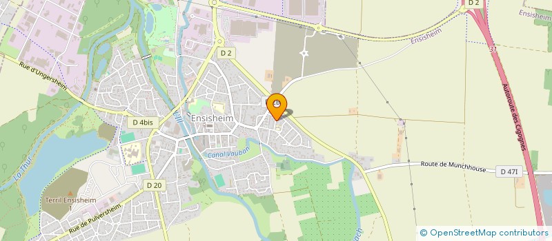 localisation de l'entreprise MADAME MICHELE BARTH  ENSISHEIM