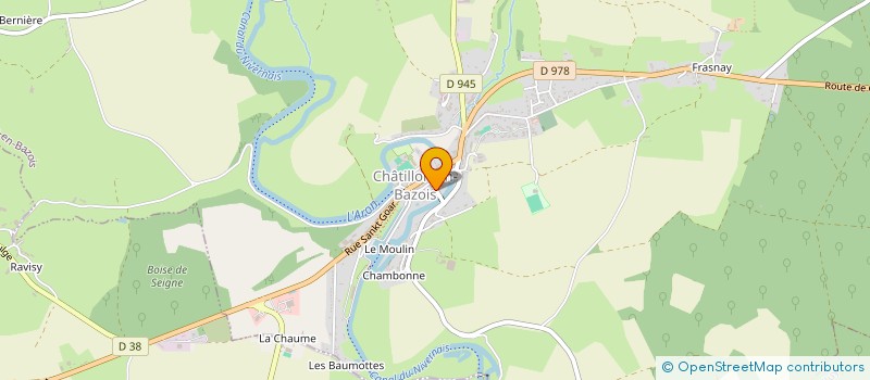 localisation de l'entreprise MADAME MICHELE BASQUIN à CHATILLON-EN-BAZOIS