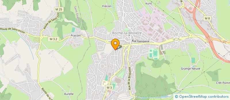 localisation de l'entreprise MADAME MICHELE BATAILLE  ROCHE-LA-MOLIERE