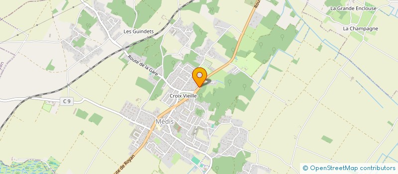 localisation de l'entreprise MADAME MICHELE BATIER  MEDIS