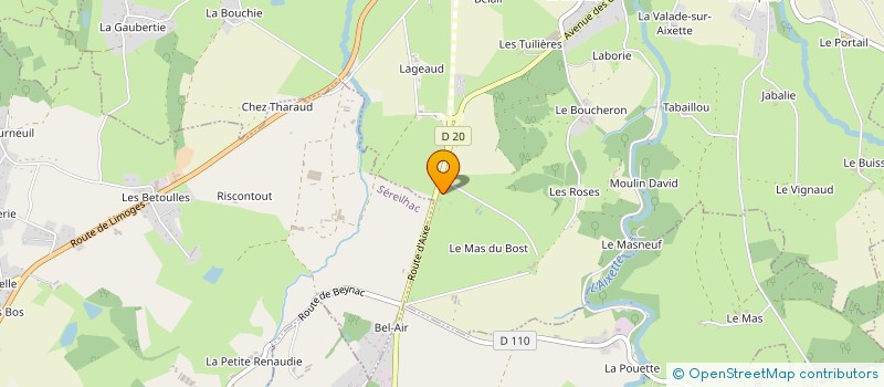 localisation de l'entreprise MADAME MICHELE BAUDOU à AIXE-SUR-VIENNE