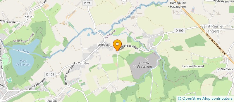 localisation de l'entreprise MADAME MICHELE BEAUMONT  JULLOUVILLE