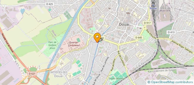 localisation de l'entreprise MADAME MICHELE BEGHIN  DOUAI