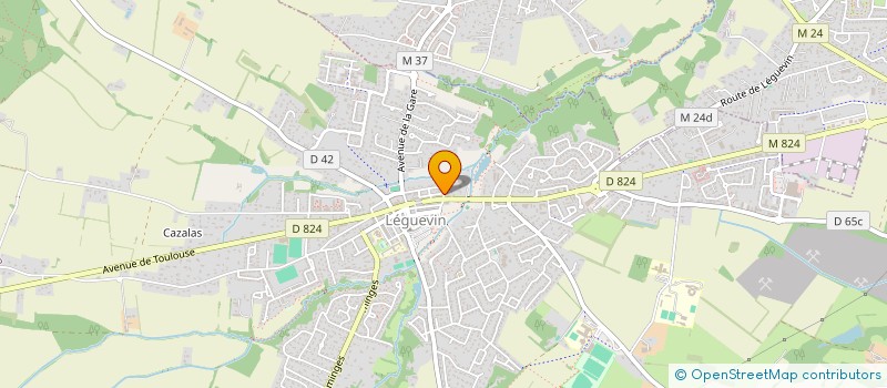 localisation de l'entreprise MADAME MICHELE BELIN  LEGUEVIN