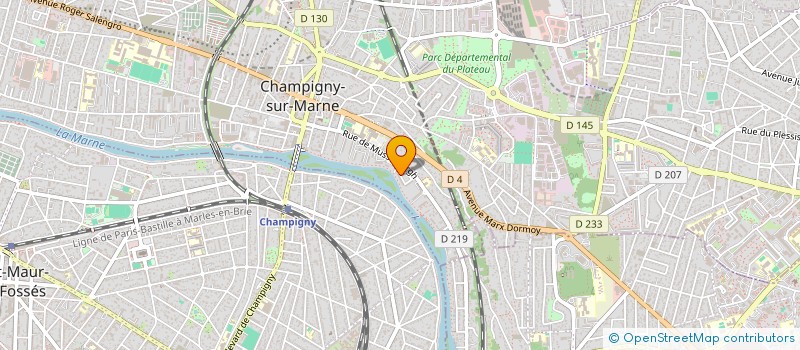 localisation de l'entreprise MADAME MICHELE BELTAN  CHAMPIGNY-SUR-MARNE