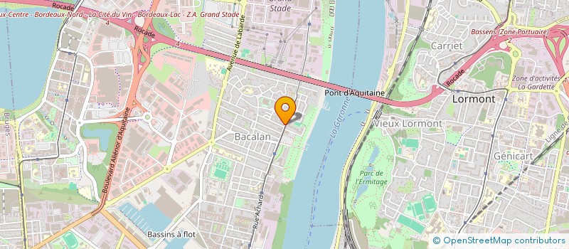 localisation de l'entreprise MADAME MICHELE BENTENAT à BORDEAUX