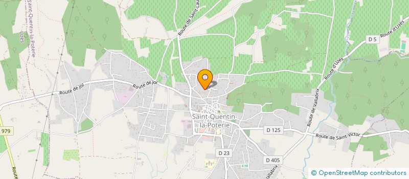 localisation de l'entreprise MADAME MICHELE BERTAUX  SAINT-QUENTIN-LA-POTERIE