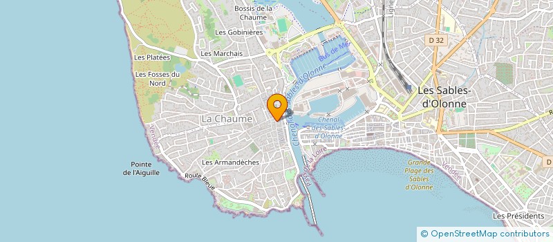 localisation de l'entreprise MADAME MICHELE BERTRAND à LES SABLES D'OLONNE