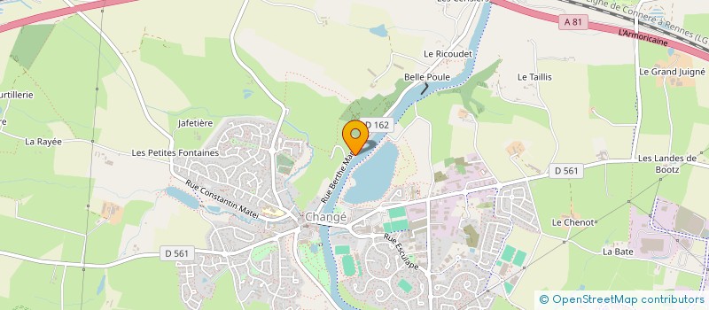 localisation de l'entreprise MADAME MICHELE BERTRON  NUILLE-SUR-VICOIN