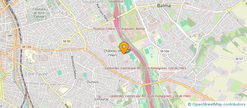 localisation de l'entreprise MADAME MICHELE BETU à TOULOUSE
