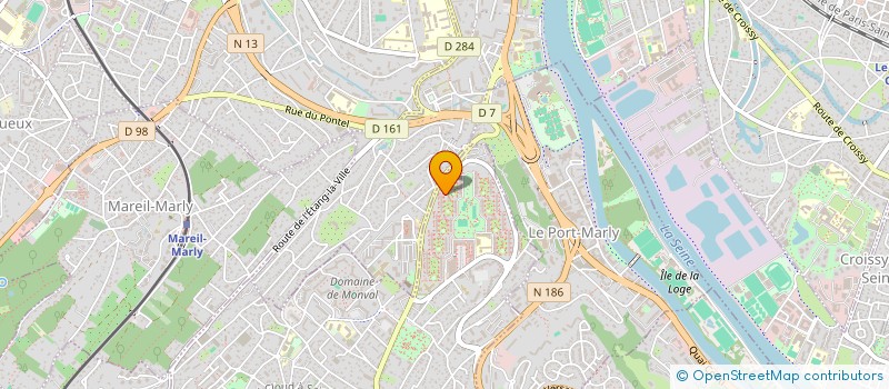 localisation de l'entreprise MADAME MICHELE BEUDIN  MARLY-LE-ROI