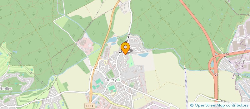 localisation de l'entreprise MADAME MICHELE BILLAUT  TIGERY