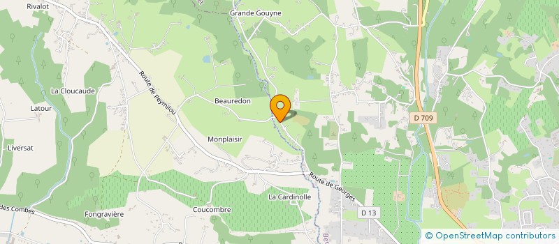 localisation de l'entreprise MADAME MICHELE BLANC à BERGERAC