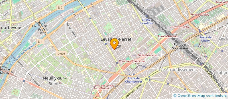 localisation de l'entreprise MADAME MICHELE BOCCOZ à LEVALLOIS-PERRET