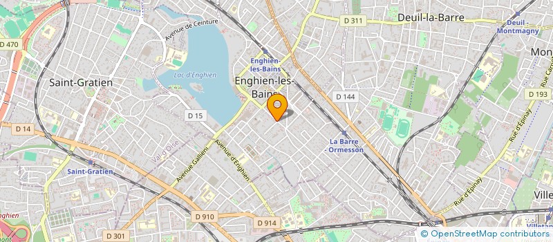 localisation de l'entreprise MADAME MICHELE BONGIOANNI à ENGHIEN-LES-BAINS